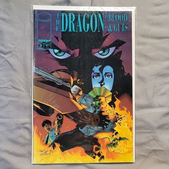 Image Comics "The Dragon: Blood & Guts" issues 1-3 complete set - vintage 1995 - Picture 7 of 8